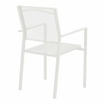 Tavolinë kopshti Valor-Confidence B, set prej 3 copë, metal në nuancë të bardhë D60x70cm - Image 6