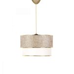 Llambë tavani PWL-1089, E27 ekru-ari D30x20cm