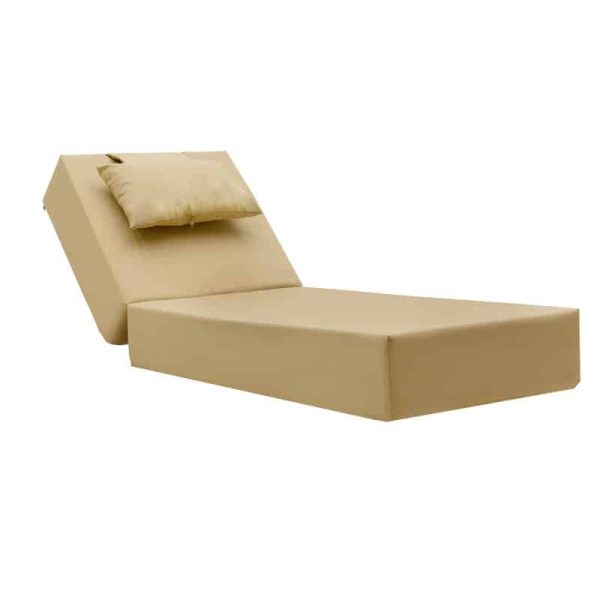 Jastëk shezlong Specta pëlhurë bezhë 60x190x20cm