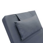 Shezlong Sadie  pëlhurë gri 65x185x15cm - Image 6