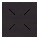 Sipërfaqe tavoline Portico, HPL wenge 69x69cm, 12mm trashësi - Image 2