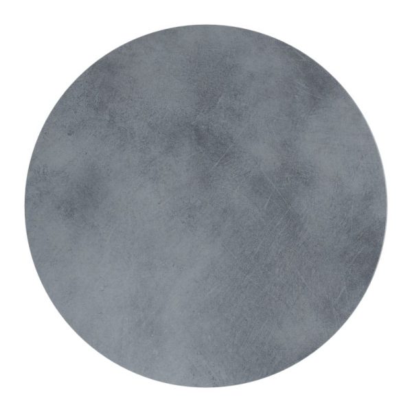 Sipërfaqe tavoline Copious, Werzalit I cemento gri Φ60cm, trashësi 25mm