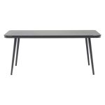 Tabela Ecco alumini anthracite-qelqi gri 160x90x75cm