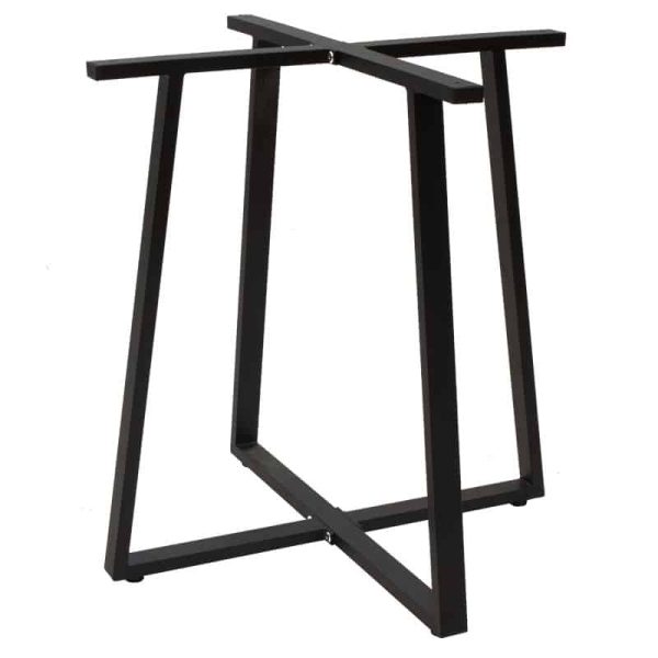 Bazë tavoline Lavish, metal e zezë 70x70x73cm