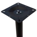 Bazë tavoline me lartësi mesatare Poise, gizë me katër këmbë të zeza 62x62x94cm - Image 2