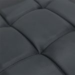 Karrige zyre për vizitorë Florida, PVC e zezë, këmbë ngjyrë krom - Image 6