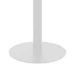 Bazë e tavolinës Closet, metal i bardhë-e zezë, D40x108cm - Image 3