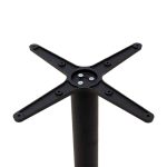 Baza e tavolinës Ntona  metal e zezë 62x62x108cm - Image 2