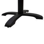 Baza e tavolinës Ntona  metal e zezë 62x62x108cm - Image 4