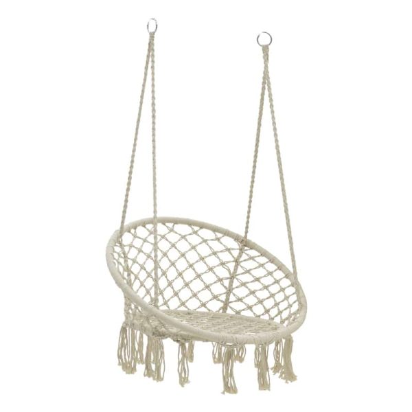 Luhatëse Eventful, me litar bezhë 82x82x133cm