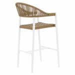 Karrige bari Kerr  pe bastun prej palme kacavjerrëse prej alumini të bardhë me këmbë natyrale - Image 2