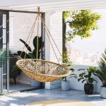 Luhatëse Baylee, litar bezhë-kafe D102x140cm - Image 2