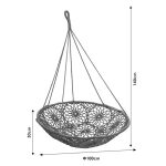 Luhatëse Baylee, litar bezhë-kafe D102x140cm - Image 4