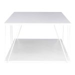 Tavolinë mesi Tars, ngjyrë e bardhë 120x50x30cm - Image 3