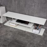 Tv stand Tars  bardhë 120x30x33cm - Image 2