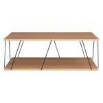 Tavolinë mesi Tars, sonoma e zezë 90x60x30,5 cm - Image 3