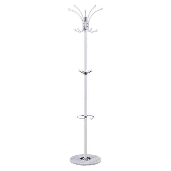 Coat Stand Nicolo  metal bardhë D37x175cm