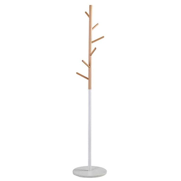 Coat Stand Luca  metal bardhë-natyrore D37x170cm