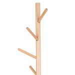 Coat Stand Luca  metal black-natural D37x170cm - Image 2
