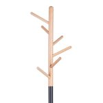 Coat Stand Marianna  metal black-natural D37x169cm - Image 2