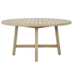 Tavolinë ngrënie Spice  5 copë pëlhurë e fortë dru akacie-zi - Image 3