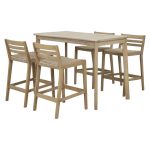 Bar ngrënie Bravo  5 copë dru i fortë akacie