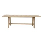 Tavoline ngrenie Poza-Bolen  7pc pëlhurë e fortë dru akacie-bezhë - Image 2