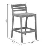 Τραπεζαρία Bravo  σετ 7 τμχ μασίφ ξύλο ακακίας 130x70x90εκ - Image 5