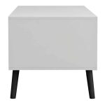 Skyfi  polymorphic bardhë-zi tryezë kafe 100x60x45cm - Image 5