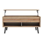 Skyfi  polymorphic coffee table natural-dark grey 100x60x45cm - Image 3