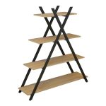 Bookcase Tree  black-natural 120x33x135cm - Image 2