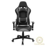 Karrige gaming Miel, PU e zezë-gri