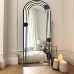 Pasqyrë Derway, ngjyrë e zezë, 65x2x180cm - Image 2