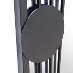 Pasqyrë Derway, ngjyrë e zezë, 65x2x180cm - Image 3