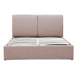 krevat dopio Violaine  pëlhurë bezhë-gri me magazinim 160x200cm - Image 5