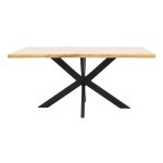 Tabela Gilman MDF me ngjyrë sonoma-të zezë 180x90x75cm. - Image 2