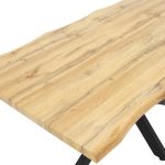 Tabela Gilman MDF me ngjyrë sonoma-të zezë 180x90x75cm. - Image 4