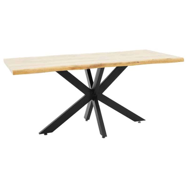 Tabela Gilman MDF me ngjyrë sonoma-të zezë 180x90x75cm.