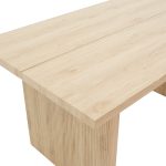 Tabela Sunniva MDF në ngjyrë sonoma 160x90x75cm - Image 4