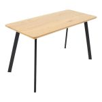 Tabela Adira  MDF në sonoma-ngjyrë të zezë 150x90x75cm. - Image 3