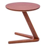 Dhoma e ndenjes së tavolinës anësore Larkin  kafe e errët 50x50cm