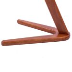 Dhoma e ndenjes së tavolinës anësore Larkin  kafe e errët 50x50cm - Image 5