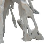 Konsolë Lyle, punuar me dorë, dru masiv i bardhë 100x38x80cm - Image 5