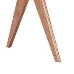 Tavolina e ngrënies Winslow  gome arrë e lehtë 160x85x75cm - Image 3