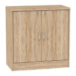 Dollap zyre i ulët profesional Anze, melaminë natyrale 80x40x80cm