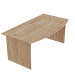 Tavolinë pune profesionale Anze, melamine natyrale 180x93.5x75cm - Image 3