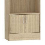 Raft librash Negan, melaminë sonoma 60x30x120cm - Image 4