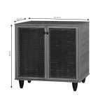 Kabineti i këpucëve Ronan  wenge 70.5x35x.66cm - Image 4