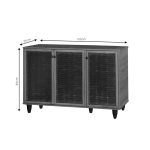 Kabineti i këpucëve Ronan  wenge 105x35x.66cm - Image 5