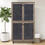 Kabineti i këpucëve Ronan arrë 70.5x35x122cm - Image 3